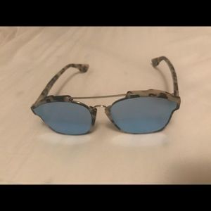 Dior ice blue mirrored sunglasses